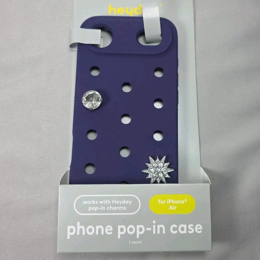Heyday Pop In Phone Case iPhone Air Silicone Charms Blue